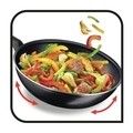 Tigaie Wok, Tefal, Elegance, 28 cm Ø, aluminiu