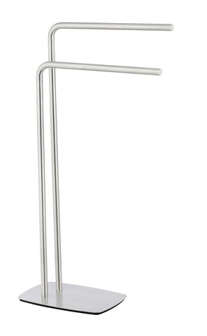 Suport pentru prosoape, Wenko, Iria, 48 x 20 x 81.5 cm, inox, gri mat