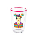 Set 2 pahare Frida Kahlo, Homla, 380 ml, sticla, multicolor