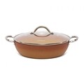 Cratita cu capac Ceramica Do Brazil, Cooking by Heinner, 3.7 L, 28x7.5 cm, aluminiu