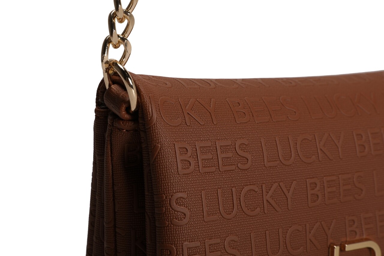 Geanta, Lucky Bees, 1241 Tan, piele ecologica, maro - 1 | YEO