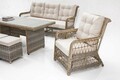 Set mobilier de gradina, Divona, Ibiza, Crem