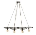 Lustra  Industrial Circle, Mauro Ferretti, 6 x E27, 20W, 110x60x6 cm, fier