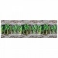 Covor rezistent Webtappeti Aromatica 58 x 190 cm, maro/verde