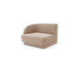 Modul canapea stanga 1 loc, Miley, Micadoni Home, BL, 92x85x74 cm, catifea, cappuccino