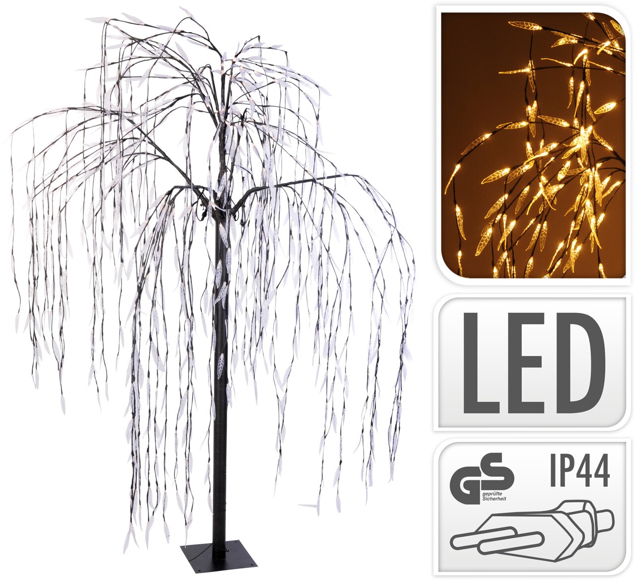 Decoratiune Luminoasa Willow Tree, 810 LED-uri, H210 Cm, Lumina Calda