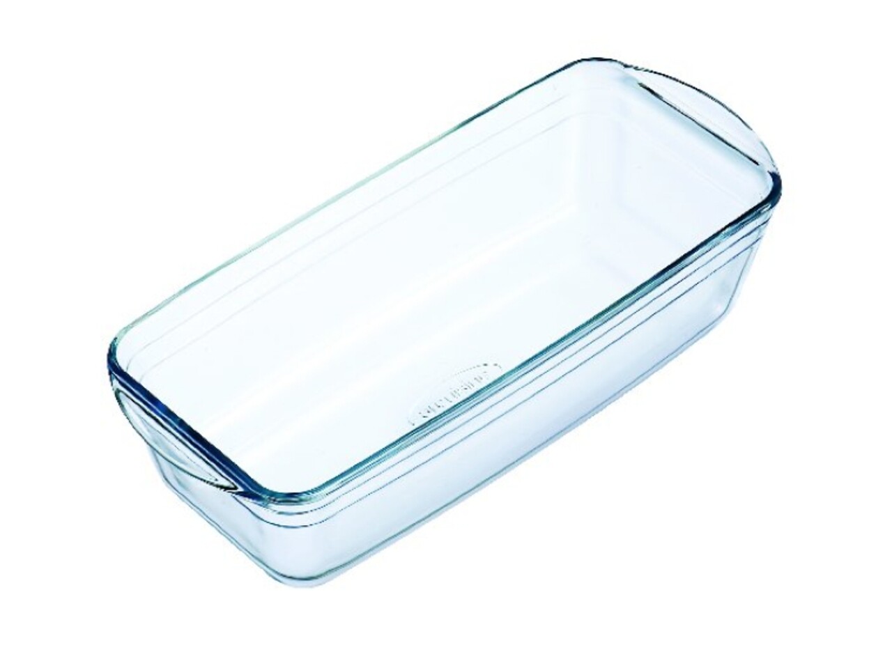 Forma cozonac termorezistenta Glass Bakeware, Ocuisine, 28x12 cm, sticla