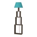 Lampadar Homitis, Tower -  Light Mocha, Blue, 15x40x168 cm