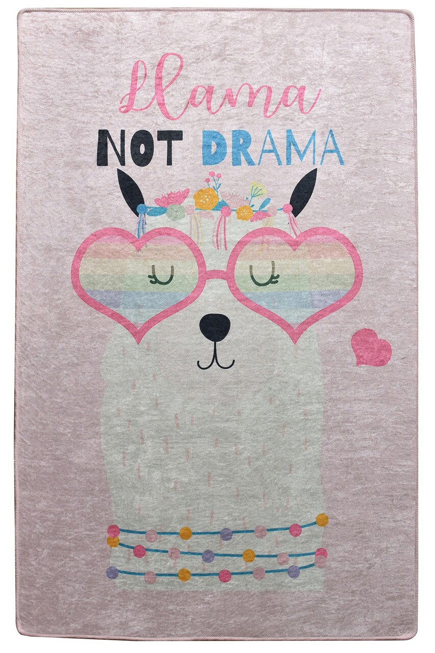 Covor, Not Drama , 50% catifea/50% poliester, Multicolor - 1 | YEO