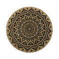 Masuta de cafea Mandala, Versa, Ø39.5x43 cm, lemn