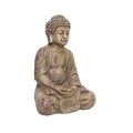 Decoratiune Buddha, Decoris, 17x20x30 cm, magneziu