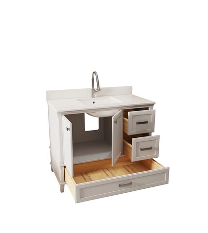 Set mobilier de baie (2 piese), Jussara, Yukon 42, Gri