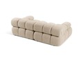 Canapea 2 locuri, Bellis-213, Micadoni Home, 188x94x70 cm, tesatura boucle, bej deschis