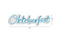 Decoratiune luminoasa LED, Oktoberfest, Benzi flexibile de neon, DC 12 V, Albastru