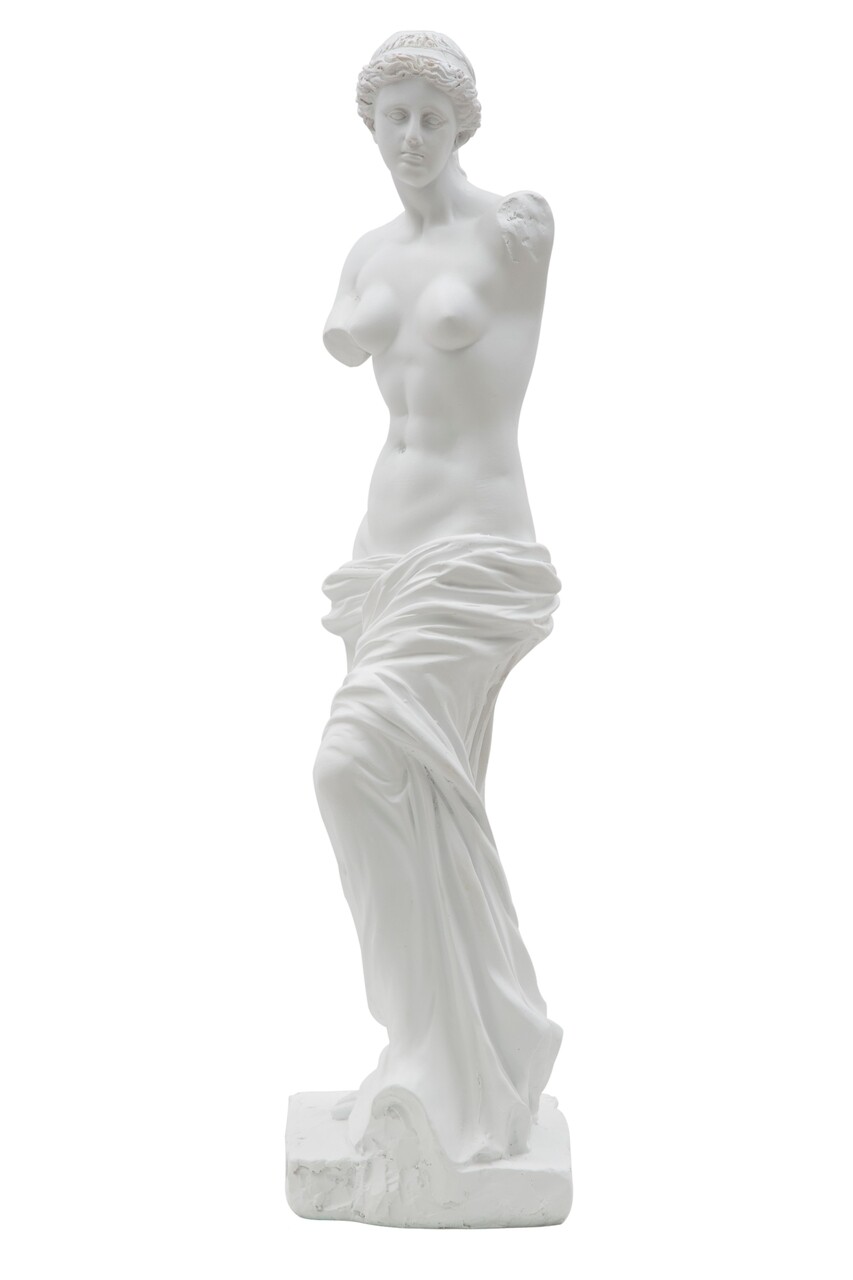 Statueta decorativa, Woman Sculpture, Mauro Ferretti, 14x29 cm, polirasina, alb - 2 | YEO