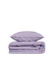 Lenjerie de pat dubla King, 3 piese, 220x240 cm, 100% bumbac, Limasso, Standart Stonewashed, violet