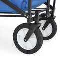 Carucior, Trolley, L.89 l.48 H.59/101.5, otel/poliester, negru/albastru