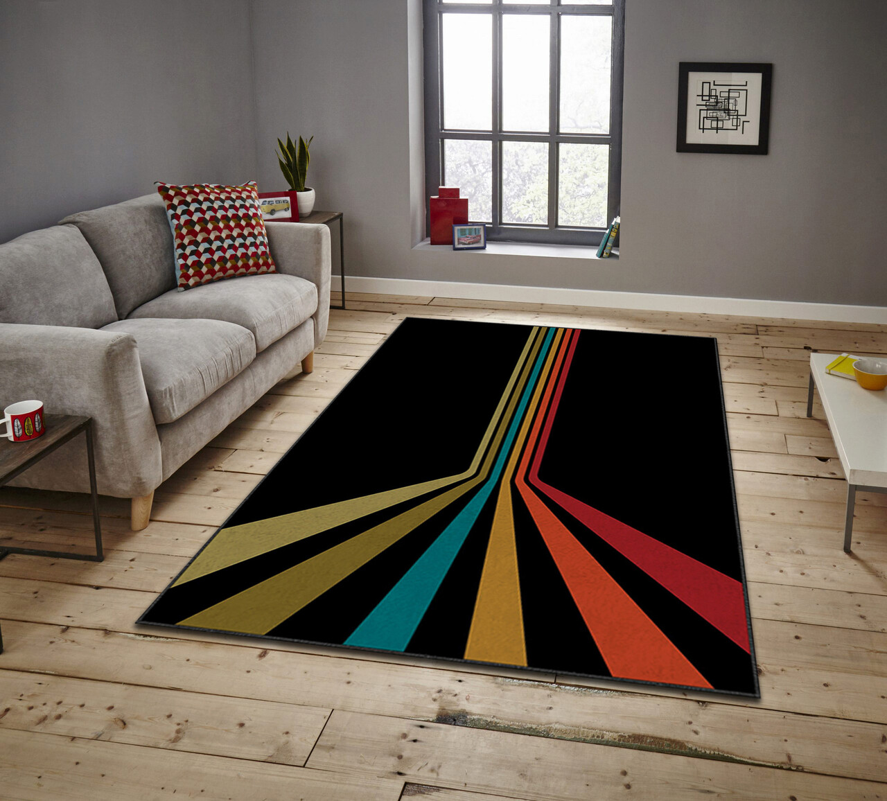 Covor, ASR CRPT-2 , 160x230 cm, Poliester, Multicolor