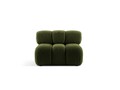 Modul pentru canapea modulara, 1 loc, Bellis-213, Micadoni Home, 94x94x70 cm, tesatura boucle, verde