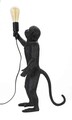 Lampa de masa Monkey, Mauro Ferretti, Ø26 x 55 cm, 1 x E27, 40W, polirasina, negru