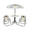 Set mobilier de gradina pentru copii Zebra, Decoris, 4 piese, multicolor