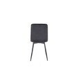 Scaun Ivo Velvet, Signal, 45x39x91 cm, catifea/otel, negru