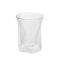 Set 2 pahare Cembra Modern, Homla, 200 ml, sticla borosilicata, transparent