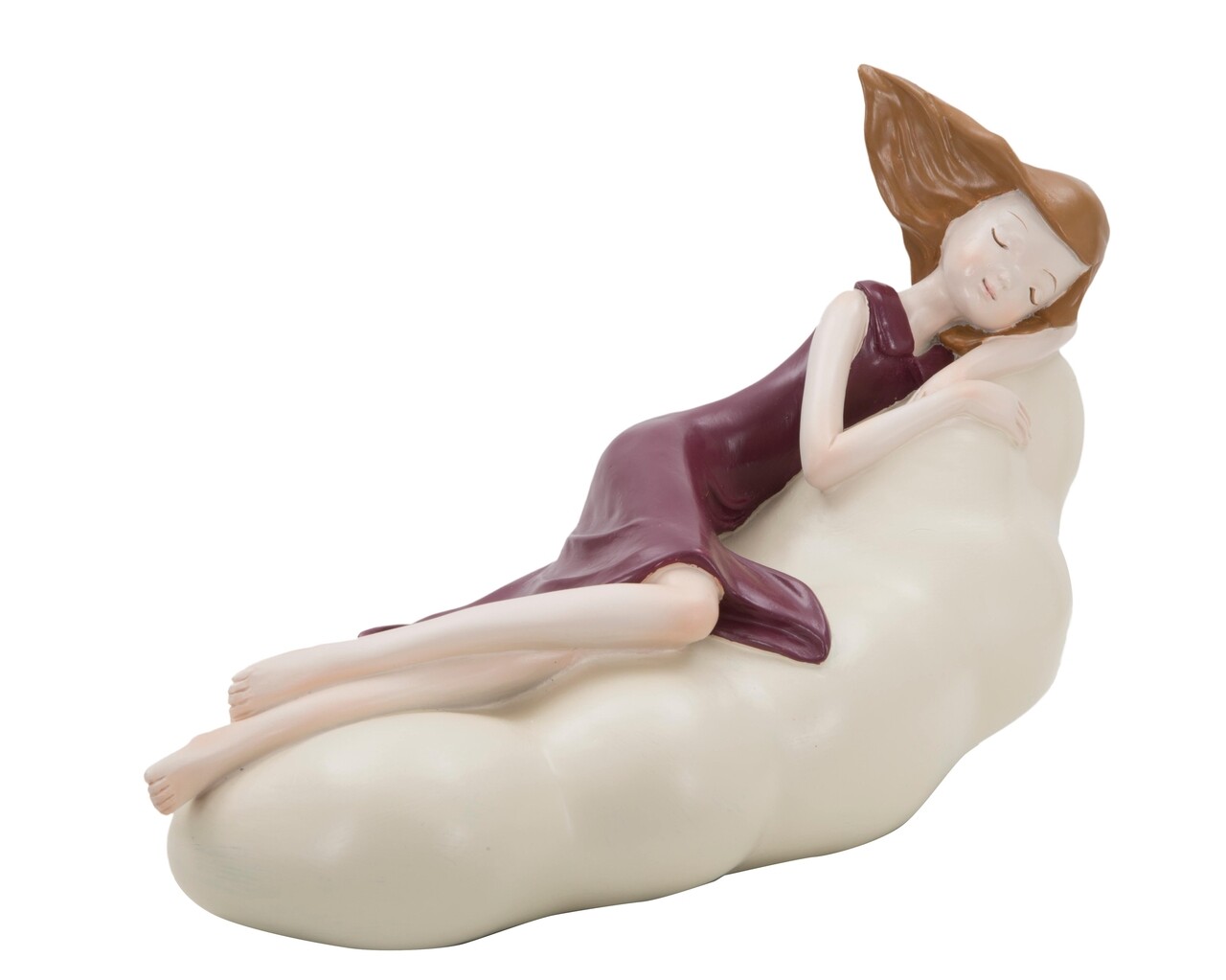 Decoratiune Dolly On A Cloud , Mauro Ferretti, 25x11x16 cm, polirasina, rosu inchis - 1 | YEO