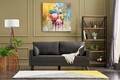 Canapea fixa Bella Sofa, Balcab Home, 2 locuri, 177x81x85 cm, lemn, antracit