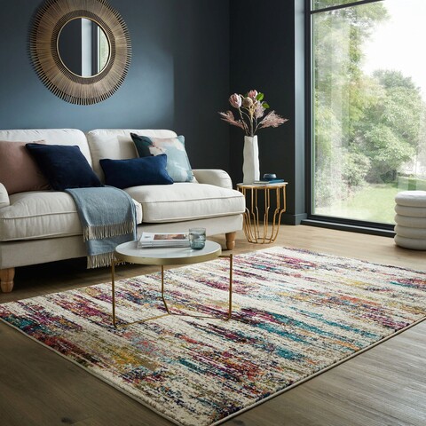 Covor Refraction Multi, Flair Rugs, 200x290 cm, polipropilena, multicolor