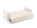 Canapea extensibila 3 locuri, Kaelle, Micadoni Home, BL, 244x97x91 cm, poliester chenille, bej deschis