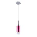 Lustra, Lightric, 414LRC1499, Corp din sticla, Fucsia