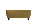 Canapea, Benito BK, Mazzini Sofas, 3 locuri, 188x76x83 cm, catifea, auriu