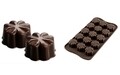 Forma de copt din silicon Fleury, Silikomart Easy Choco, 15 forme, Ø3 cm