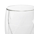 Set 2 pahare forma geometrica Cembra Modern, Homla, 280 ml, sticla borosilicata, transparent