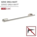 Suport pentru prosoape Orea, Wenko, 60x7x4.5 cm, inox, argintiu mat