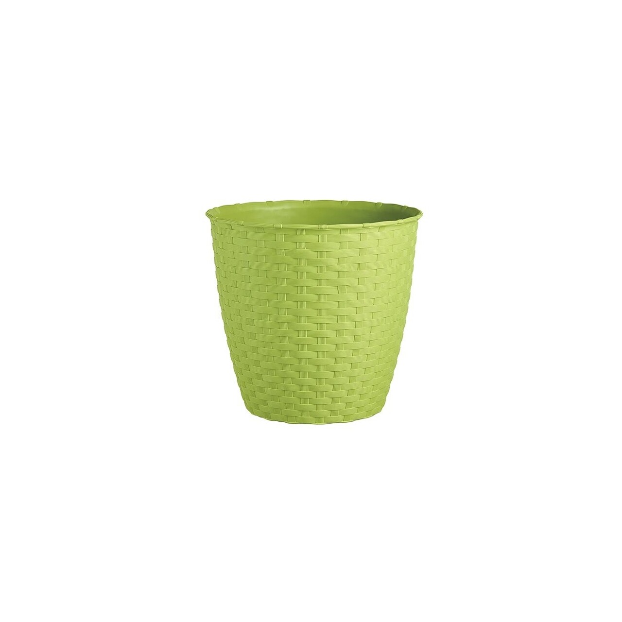 Ghiveci Rattan 14 Cm, Verde