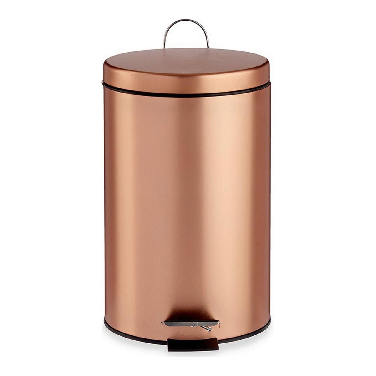 Cos de gunoi cu pedala Copper, Berilo, 12 L, metal/plastic