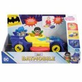 Jucarie Batmobil, vehicul 3 in 1 Tomy, 35x15x21 cm, plastic, multicolor