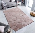 Covor Gigi Blush Pink, Flair Rugs, 160x230 cm, lana, roz pudra