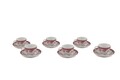 Set de cafea Kutahya Porselen, ZG12KT42093902, 12 piese, portelan