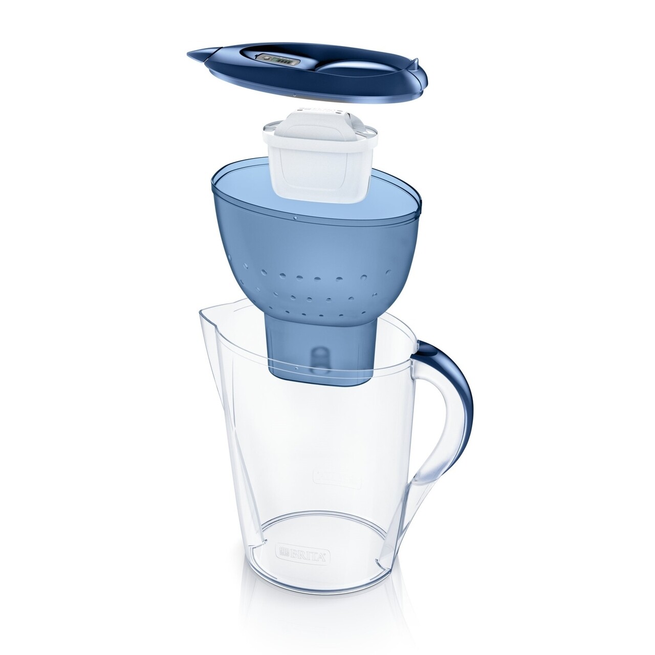 Cana Filtranta Brita, Marella XL MAXTRA+, Plastic, 3.5 L, + 2 Filtre, Albastru