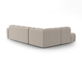 Coltar stanga 5 locuri, Lisa-193, Micadoni Home, 293x234x77 cm, tesatura structurata, bej sand