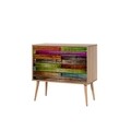 Comoda Mikro 726, Vella, 90x45x86 cm, multicolor