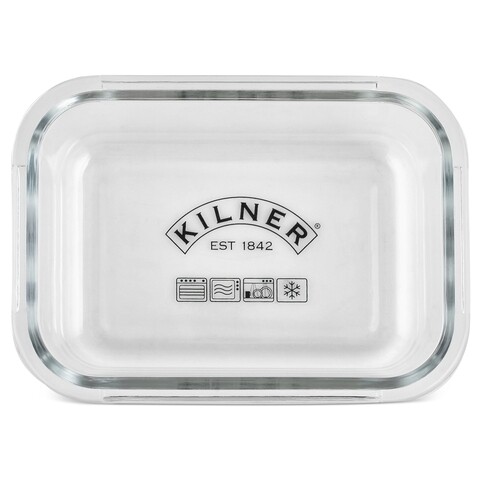 Caserola cu capac, Kilner, Fresh, 0.6 L, 17 x 14.6 cm, sticla, transparent