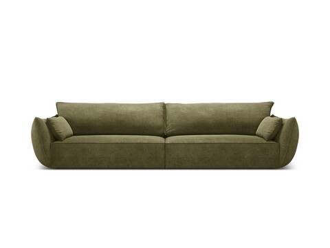 Canapea 4 locuri, Kaelle, Micadoni Home, BL, 248x110x85 cm, poliester chenille, verde