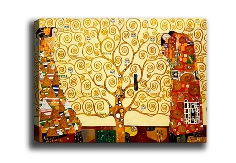 Tablou decorativ The Tree of Life, Tablo center, 40x60 cm, canvas, multicolor