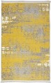 Covor Eko rezistent, NK 01 - Yellow, Grey, 100% poliester,  75 x 200 cm