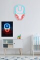 Decoratiune luminoasa LED, Iron Man, Benzi flexibile de neon, DC 12 V, Multicolor