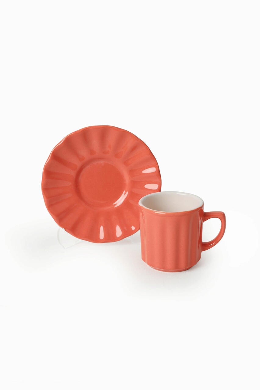 Set cesti de cafea, Keramika, 275KRM2177, 100% CERAMICA / , Nu absoarbe apa, Multicolor